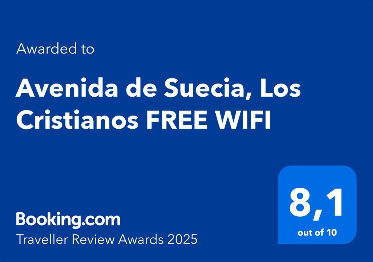 Avenida De Suecia, Los Cristianos Free Wifi Arona  Buitenkant foto